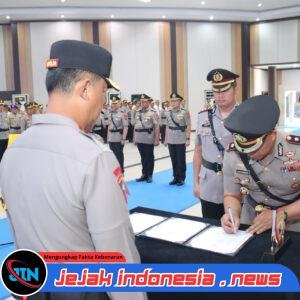 Kapolda Kalteng Pimpin Sertijab Irwasda, Karo SDM dan 2 Kapolres