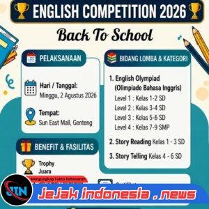 ETA Gelar English Competition 2026, Wadah Pelajar Banyuwangi Asah Prestasi Bahasa Inggris