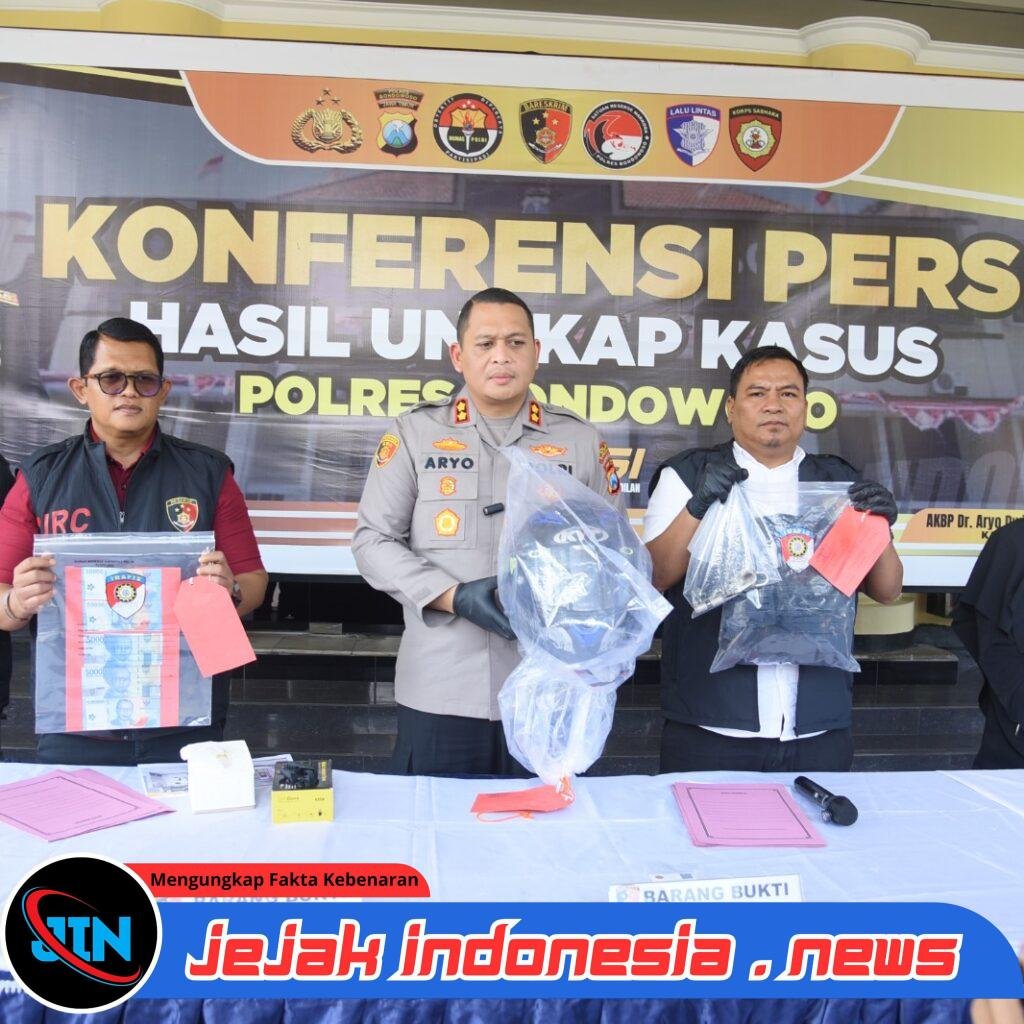 Polres Bondowoso Berhasil Ungkap Kasus Pencurian dan Percobaan Pembobolan ATM