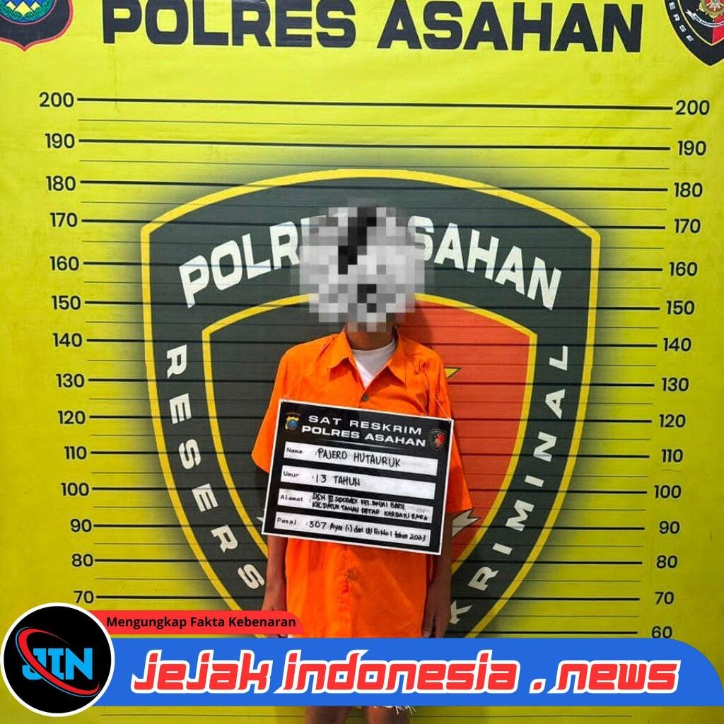 Sat Reskrim Polres Asahan Amankan Remaja Pembawa Sajam yang Diduga Hendak Terlibat Tawuran Geng Motor