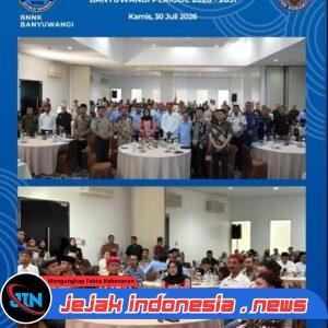 Ketua BNNK Banyuwangi Hadiri Pengukuhan JMSI Banyuwangi, Tekankan Sinergi Media dalam Edukasi dan Pencegahan Narkoba