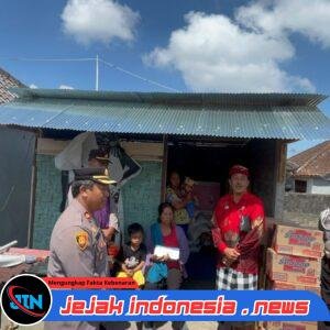 *Polres Tabanan Beri Pendampingan Psikologis dan Bantuan Sosial kepada Keluarga Tersangka Kasus Amuk Massa*