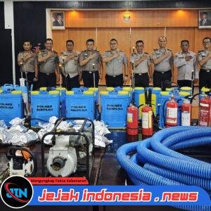 Kapolres Sibolga Tinjau Kesiapan Personel dan Peralatan Penanggulangan Karhutla