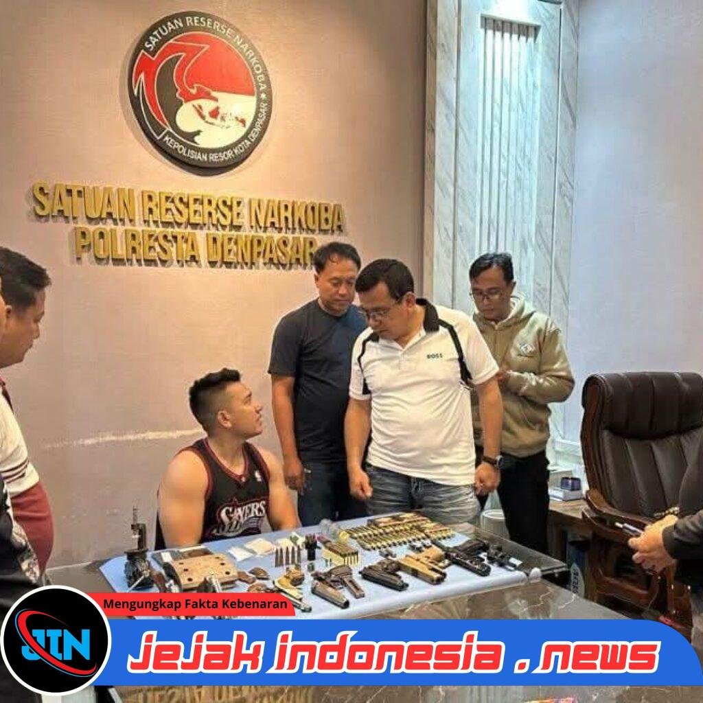 Penggerebekan di Denpasar, Polisi Sita Ekstasi, Sabu, Senpi Rakitan hingga Airsoft Gun