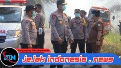 Kapolda Kalteng Tinjau Penanganan Karhutla di Sampit, Prioritaskan Pemadaman di Titik Terbakar
