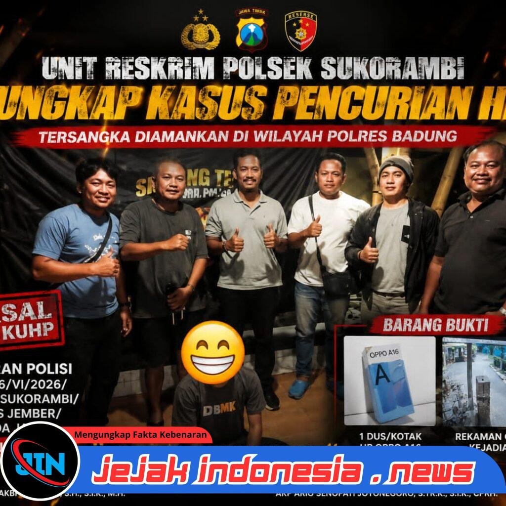 Unit Reskrim Polsek Sukorambi Ungkap Kasus Pencurian HP, Tersangka Diamankan di Wilayah Hukum Polres Badung
