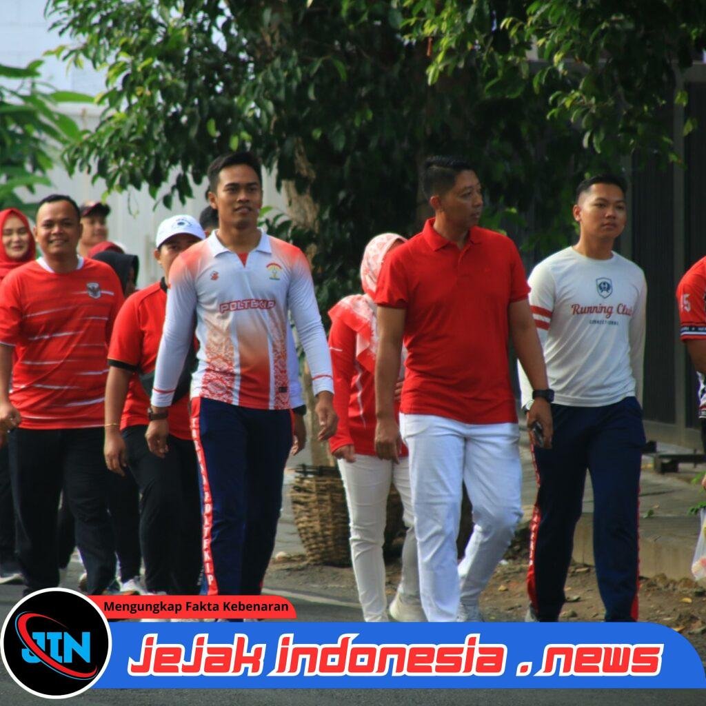 Eratkan Silaturahmi, Lapas Banyuwangi Gelar Fun Walk Keluarga Sambut HUT RI ke-81