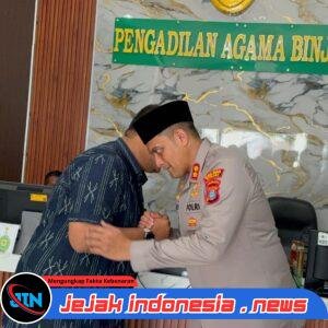 Kapolres Binjai Bersama PJU Jalin Sinergi dengan Ketua Pengadilan Agama Binjai*