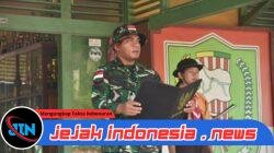 Satgas Pamtas RI-Malaysia Yonarmed 19/Bogani Tanamkan Disiplin dan Jiwa Kepemimpinan kepada Pelajar SMPN 1 Entikong