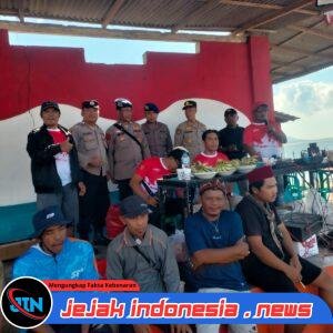 Sambut HUT RI ke-81, Satpolairud Polresta Banyuwangi Amankan Lomba Perahu Layar di Pantai Tanjung