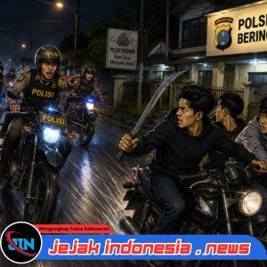 Polsek Beringin Amankan 3 Orang Remaja Diduga Kawanan Geng Motor Bersenjata