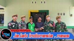 Satgas Pamtas RI Malaysia Yonarmed 19/Bogani Amankan Senjata Api Rakitan dari Warga di Perbatasan
