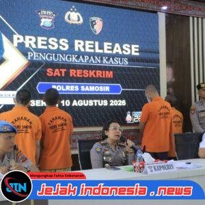 Sat Reskrim Polres Samosir Ungkap 7 Kasus Jadi Perhatian Publik