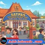 Pelayanan SIM di Tegal semakin Humanis,tampil dengan senyum menyambut hari kemerdekaan RI.