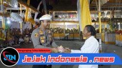 Hadir di Desa Adat Bungaya, Kapolres Karangasem Hadiri Puncak Upacara Dewa Yadnya Usaba Sri