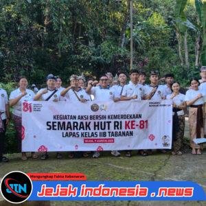 Maknai Kemerdekaan Dengan Kepedulian, Lapas Tabanan Berbagi Untuk Keluarga Warga Binaan