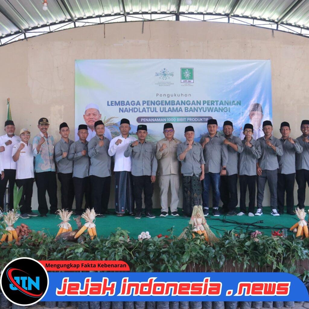 LPPNU Banyuwangi Dilantik, 1.000 Bibit Produktif Disiapkan untuk Petani