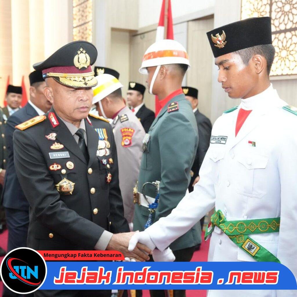 Kapolda Banten Hadiri Pengukuhan Paskibraka dan Pasukan 45 Provinsi Banten 2026*