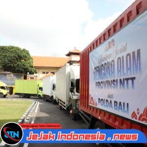 Gerak Cepat Polri, Polda Bali Kirim Bantuan Kemanusiaan untuk Korban Gempa NTT