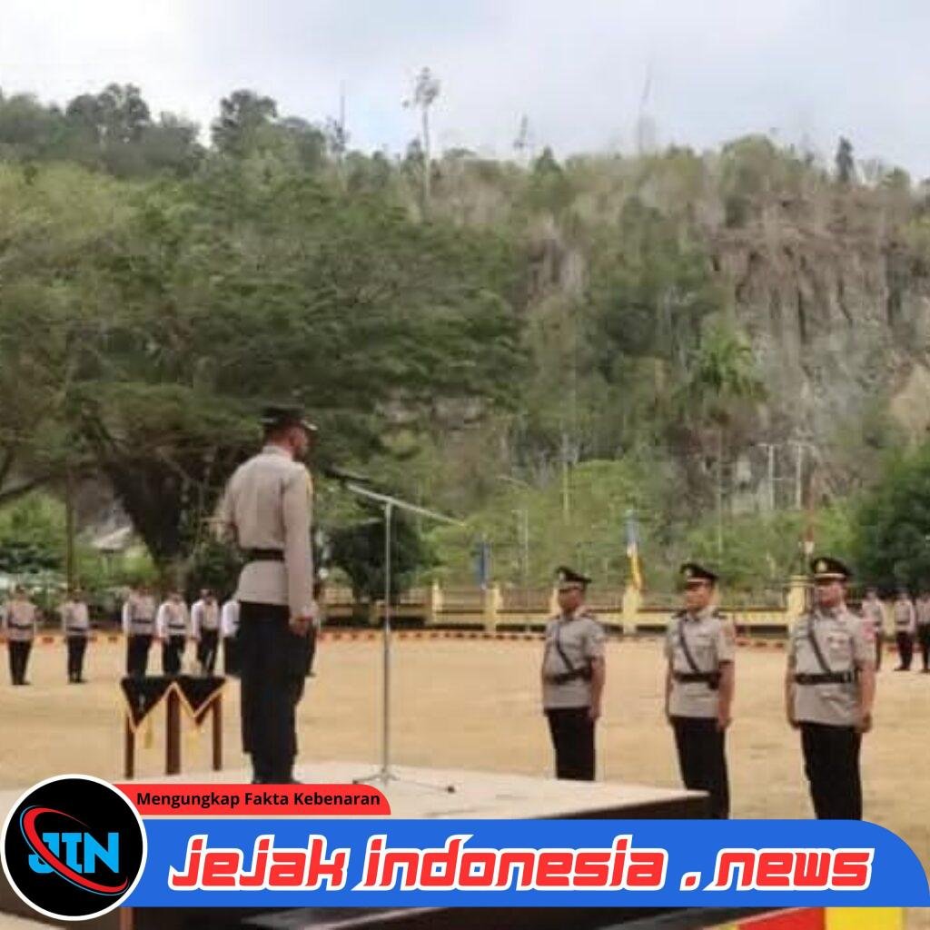 Penyegaran Organisasi, Kapolres Raja Ampat Pimpin Upacara Pengukuhan dan Sertijab Sejumlah Pejabat Utama