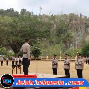 Penyegaran Organisasi, Kapolres Raja Ampat Pimpin Upacara Pengukuhan dan Sertijab Sejumlah Pejabat Utama