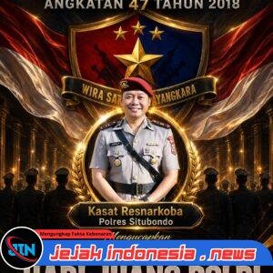 Di Hari Juang Polri 2026, Sinergi Alumni SIP 2018 Dan Satresnarkoba Polres Situbondo Tegas Berantas Narkotika Demi Hadirkan Rasa Aman Bagi Masyarakat