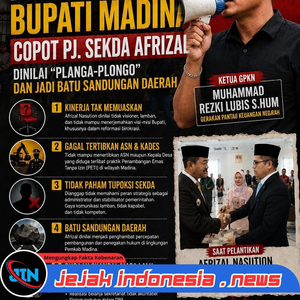 Aktivis Desak Bupati Madina Copot Pj. Sekda Afrizal, Dinilai “Planga-Plongo” dan Jadi Batu Sandungan Daerah