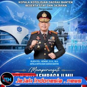 Polda Banten Sampaikan Ucapan HUT Lembaga Ilmu Pengetahuan Indonesia*