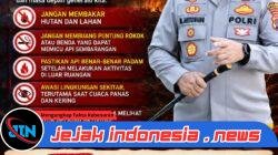 Antisipasi Kebakaran Hutan, Kapolres Simalungun Ingatkan Warga: Cegah Sejak Dini, Laporkan Segera 110