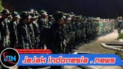 TNI Garda Depan Negara, 210 Personel Yon TP 538 Banyuwangi Dikerahkan Perkuat Penanganan Karhutla di Kayong Utara