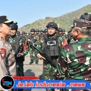 Sinergitas Tanpa Batas: Kapolda Gorontalo Hadiri Pelepasan 500 Personel Satgas Pamtas RI-PNG Mobile Yonif 715/MTL