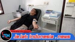 Personel Sie Humas Polres Pakpak Bharat Bantu Donorkan Darahnya Untuk Masyarakat.