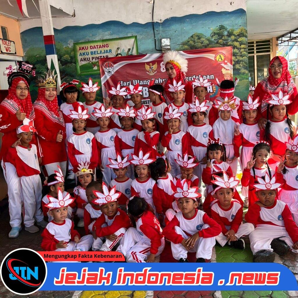 Semarak HUT RI ke-81: TK Trisula Gelar Jalan Sehat, Tanamkan Cinta Tanah Air Sejak Usia Dini Lewat Gerak dan Gembira