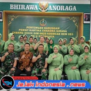 Pertemuan Gabungan Persit Kartika Chandra Kirana Cabang XXXIX Kodim 0825 Koorcab Rem 083 PV V/Brawijaya