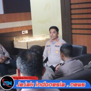 Kapolres Kotim Berikan Arahan kepada Satgas PTIK Lemdiklat Polri