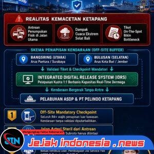 Kombes Pol H. Rachmat Kurniawan Tawarkan Konsep Meredam “Lumpuh Ketapang”: Kemacetan Diubah Menjadi Kapasitas