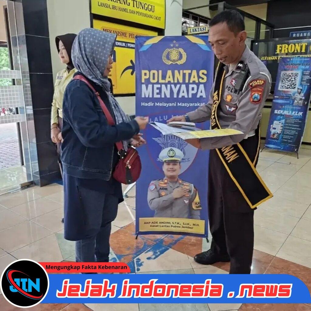 Satlantas Jember Tutup Ruang Calo Lewat Program Polantas Menyapa, Warga Diedukasi Biaya Resmi Samsat