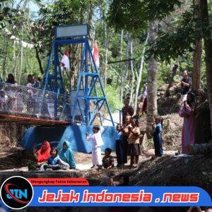 Jembatan Gantung Jadi Jalan Baru Ekonomi Warga Desa, Pemkab Jember Gandeng PSMTI dan PT Pegadaian