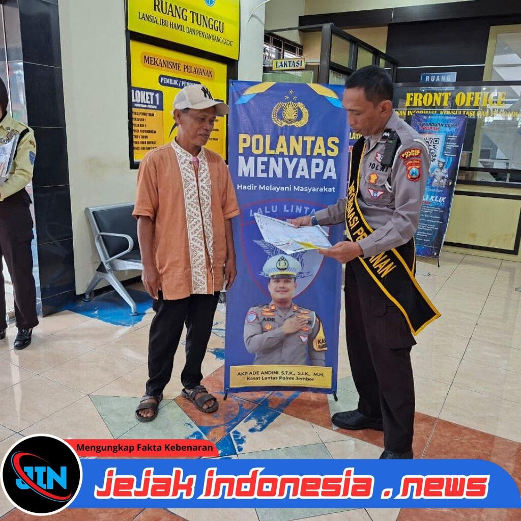 Polantas Menyapa di Samsat Jember Barat, Tekan Celah Calo dan Pungli