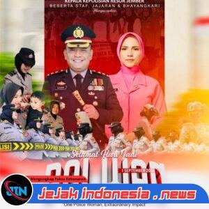 Kapolres Jember AKBP Alaiddin Ucapkan Selamat Hari Jadi ke-78 Polwan, Apresiasi Dedikasi Polisi Wanita