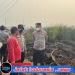 Tinjau Lokasi Karhutla di Tumbang Nusa, Kapolda Kalteng Apresiasi Kerja Keras Satgas