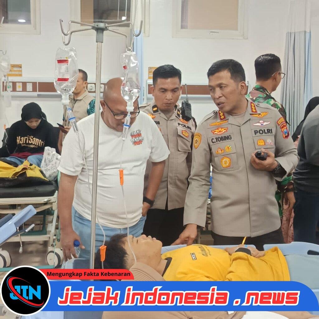 Kapolresta Sidoarjo Turun Langsung Cek Kondisi Santri Ponpes Manbaul Hikam