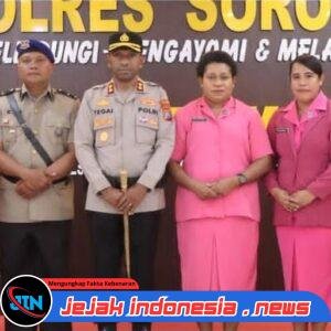 Kapolres Sorong Pimpin Sertijab Kasat Polairud Baru, IPTU Rudolf Fransiscus Angwarmas Resmi Menjabat