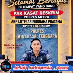 AKP Lutfi Tinggalkan Mitra, Bawa Pengalaman Tangani Perkara dan Dinamika Tambang ke Mabes Polri