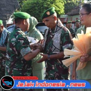 Pedang Pora di Makodim Banyuwangi, Tiga Perwira Dilepas Menuju Masa Pensiun