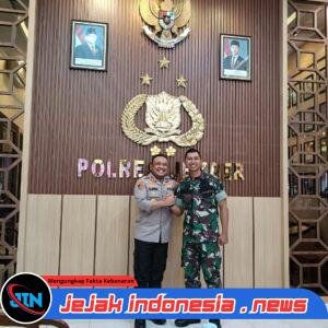 Sinergitas TNI-Polri, Kapolres Jember dan Plh Danyonif 509 Komitmen Jaga Kondusivitas Wilayah
