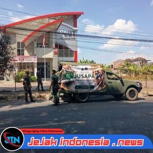 Yonif 509/Balawara Yudha Gelar JUSAPA di Depan PLUT KUMKM Jember, Berbagi Langsung di Tengah Masyarakat