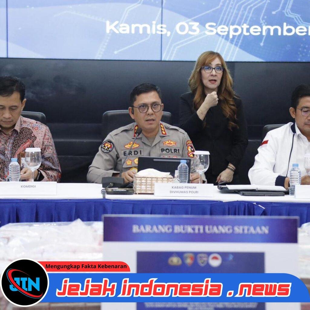 *Bareskrim Polri Ungkap Tiga Kasus Judi Online, Sita dan Bekukan Dana Puluhan Miliar*