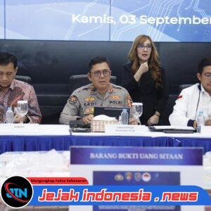 *Bareskrim Polri Ungkap Tiga Kasus Judi Online, Sita dan Bekukan Dana Puluhan Miliar*