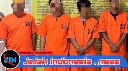 *Curi Rokok dan 20 Tabung Gas LPG, Empat Pelaku Diringkus Ditreskrimum Polda Banten*